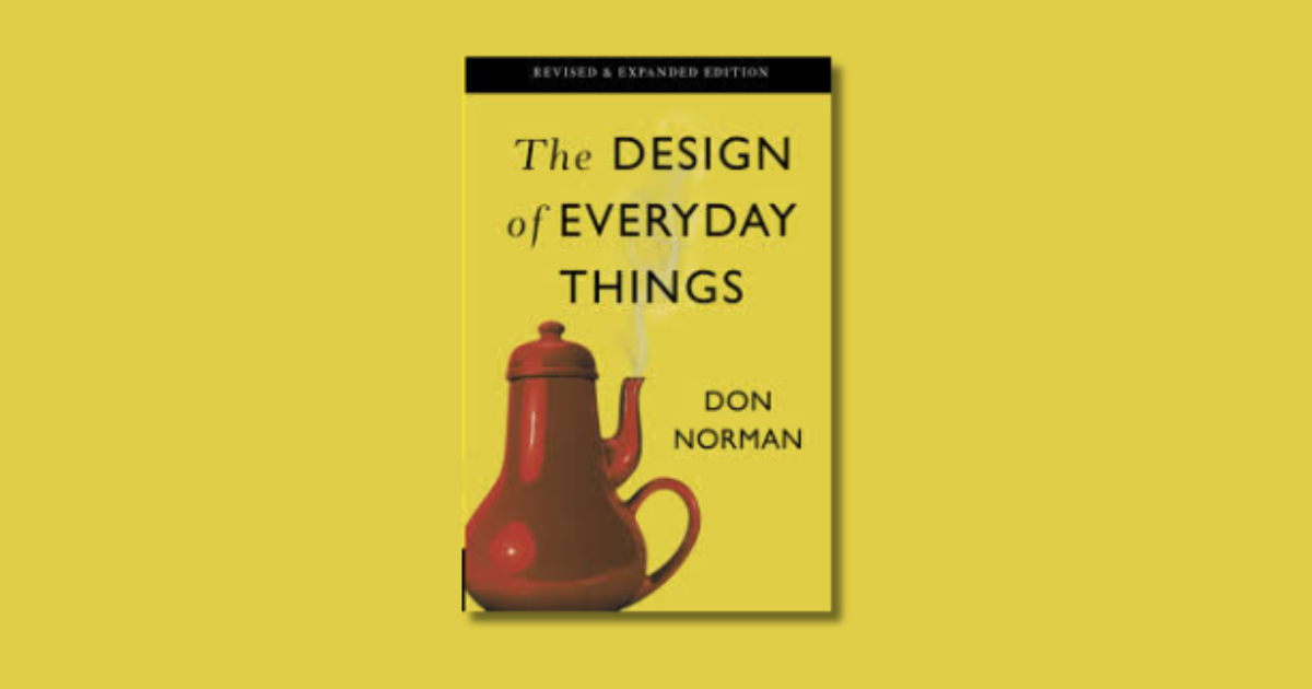 Screenshot of the cover of *The Design of Everyday Things* by Don Norman.